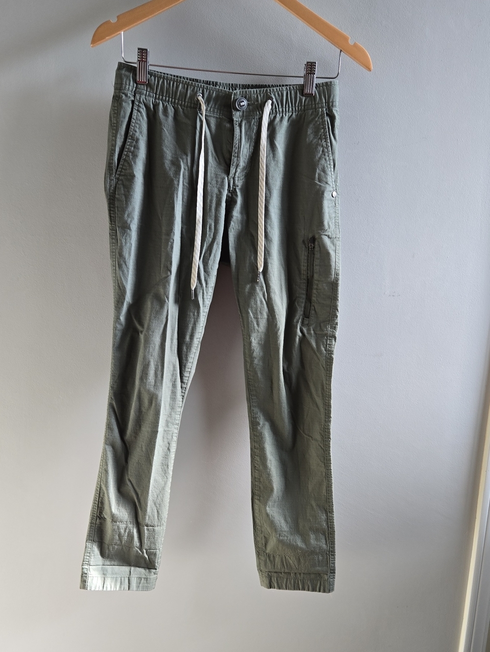 Vuori Women's Ripstop Pant Birch Canvas Drawstring Pants XS